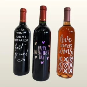 Botella de vino personalizada