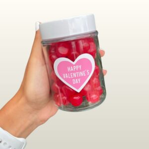 Jar rellenos de dulces personalizado