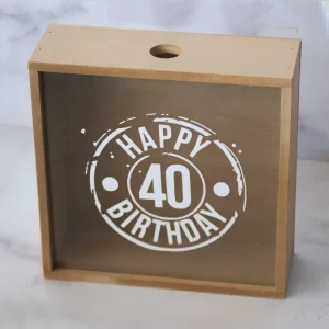 Caja para corchos personalizada