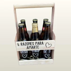 6 cervezas personalizadas