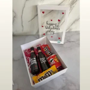 Cervezas personalizadas 2 M&M's + Pringles