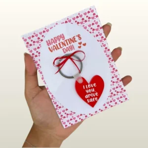 Llavero personalizado + tarjeta personalizada