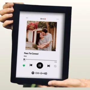 Marco con foto y canción para dedicar