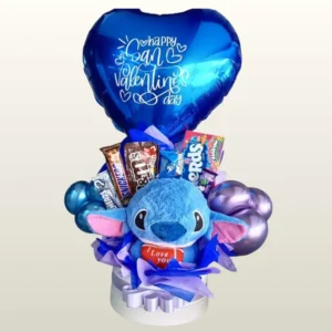 Stitch balloon con helio + dulces